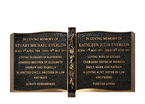 Cremation-Book cremation book plaque