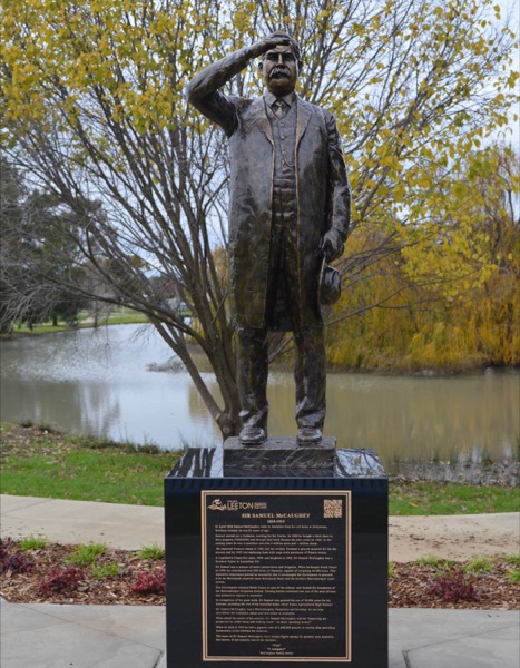 Sir Samuel McCaughey Statue
